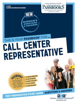 cover image of Call Center Representative